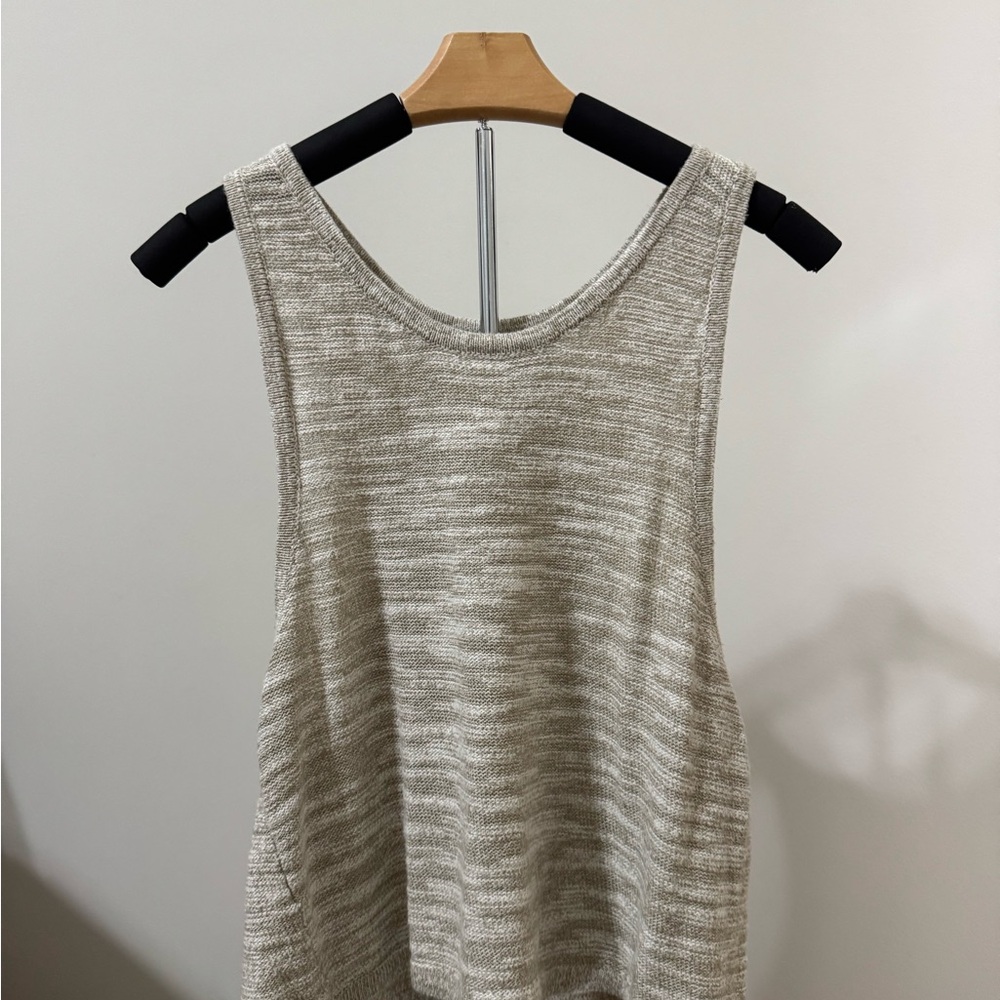 Aerie Textured Gray Tank Top